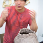 Nao Matsunaga in his studio in London 2016